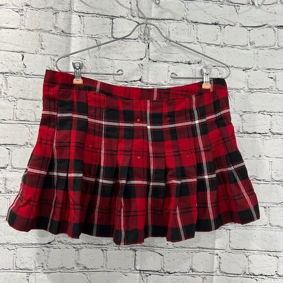 Ladies Street Code Grunge/Goth/Punk mini skirt Size M - Picture 2 of 3